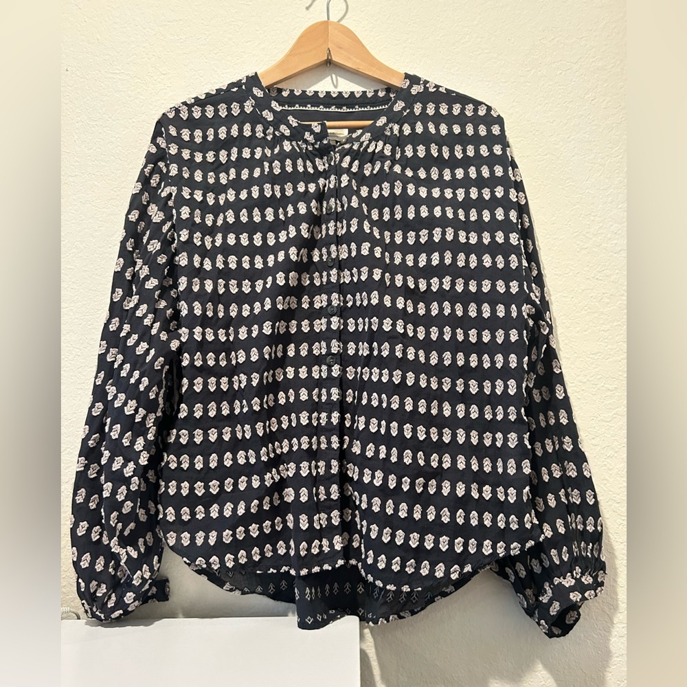 Anthropologie embroidered blouse